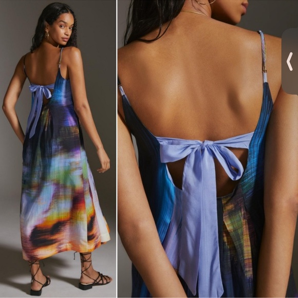 NWT Anthropologie Dress, rainbow size small with pockets!! - Picture 2 of 7